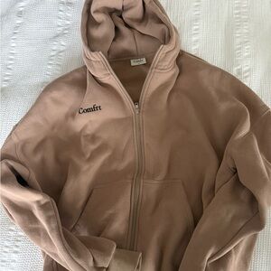 Comfrt Women's Tan Hoodie